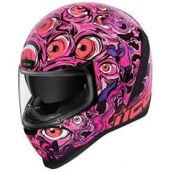 Alternative view of ICON Airform Illuminatus Pink Full Face Helmet