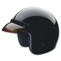 HCI-10 Gloss Black Open Face Helmet