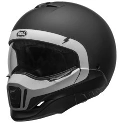 Bell Broozer Cranium Matte Black/White Full Face Helmet