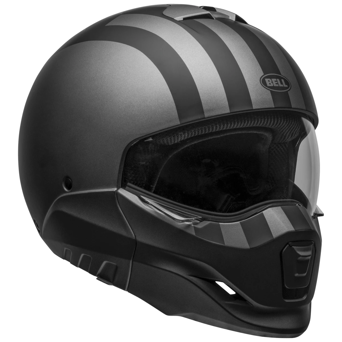 Bell Broozer Free Ride Matte Gray/Black Full Face Helmet 2 Bell Broozer Free Ride Matte Gray/Black Full Face Helmet - Image 2