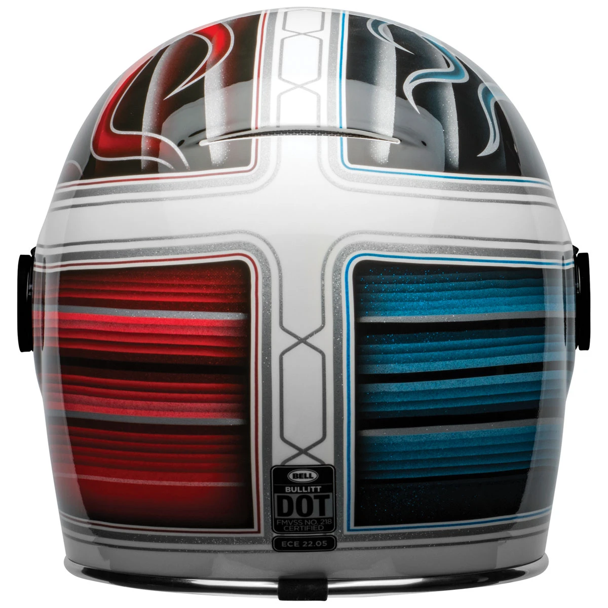 Bell Bullitt Barracuda Red/White/Blue Full Face Helmet 3 Bell Bullitt Barracuda Red/White/Blue Full Face Helmet - Image 3