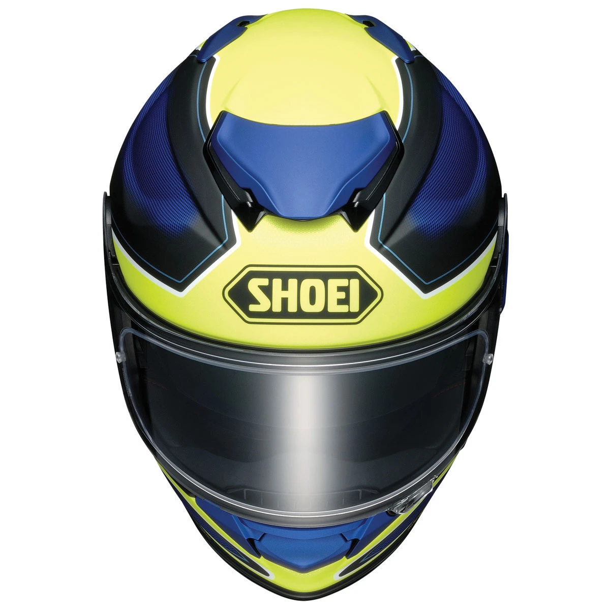 Shoei GT-Air II Bonafide Matte Yellow/Blue Full Face Helmet 3 Shoei GT-Air II Bonafide Matte Yellow/Blue Full Face Helmet - Image 3