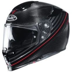 HJC RPHA 70 Carbon Artan Black/Red Stripe Full Face Helmet