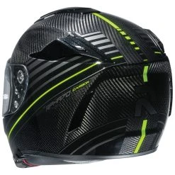 Alternative view of HJC RPHA 70 Carbon Artan Black/Hi-Viz Stripe Full Face Helmet
