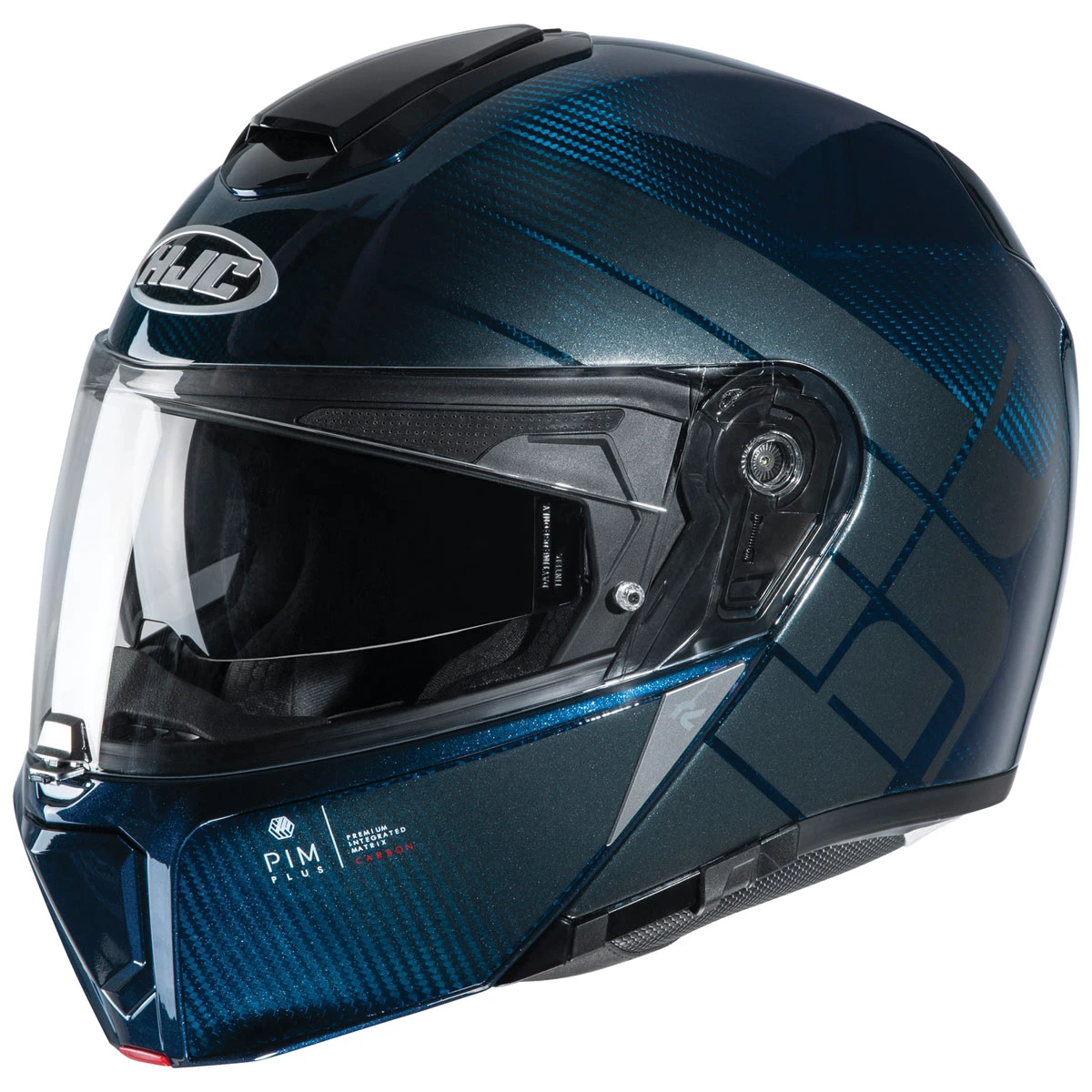 HJC RPHA-90S Carbon Balian Blue Modular Helmet 1 HJC RPHA-90S Carbon Balian Blue Modular Helmet