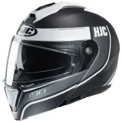 HJC I90 Davan Black/White Modular Helmet