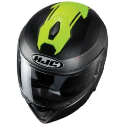 HJC I90 Davan Black/Hi-Viz Modular Helmet -Arai shop 440 2063 C V6