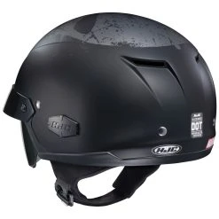 HJC IS-Cruiser Punisher Black Half Helmet -Arai shop 440 2181 C V6