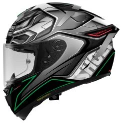 Shoei X-Fourteen Aerodyne Silver Full Face Helmet