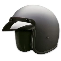 HCI-10 Matte Black Open Face Helmet