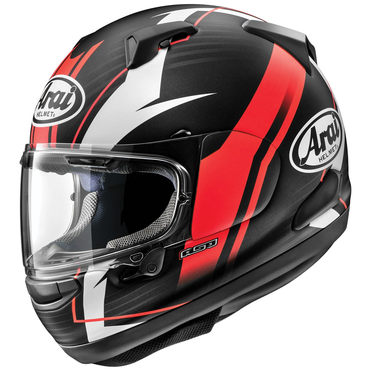 Arai Helmet Arai Quantum-X Xen Red Frost Full Face Helmet 1 Arai Helmet Arai Quantum-X Xen Red Frost Full Face Helmet