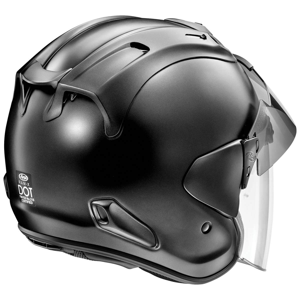 Arai Helmet Arai Ram-X Black Frost Open Face Helmet 2 Arai Helmet Arai Ram-X Black Frost Open Face Helmet - Image 2