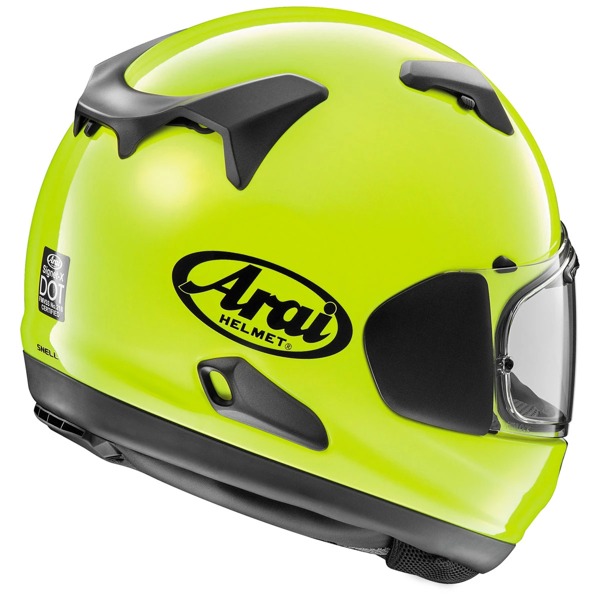 Arai Helmet Arai Signet-X Hi-Viz Full Face Helmet 2 Arai Helmet Arai Signet-X Hi-Viz Full Face Helmet - Image 2