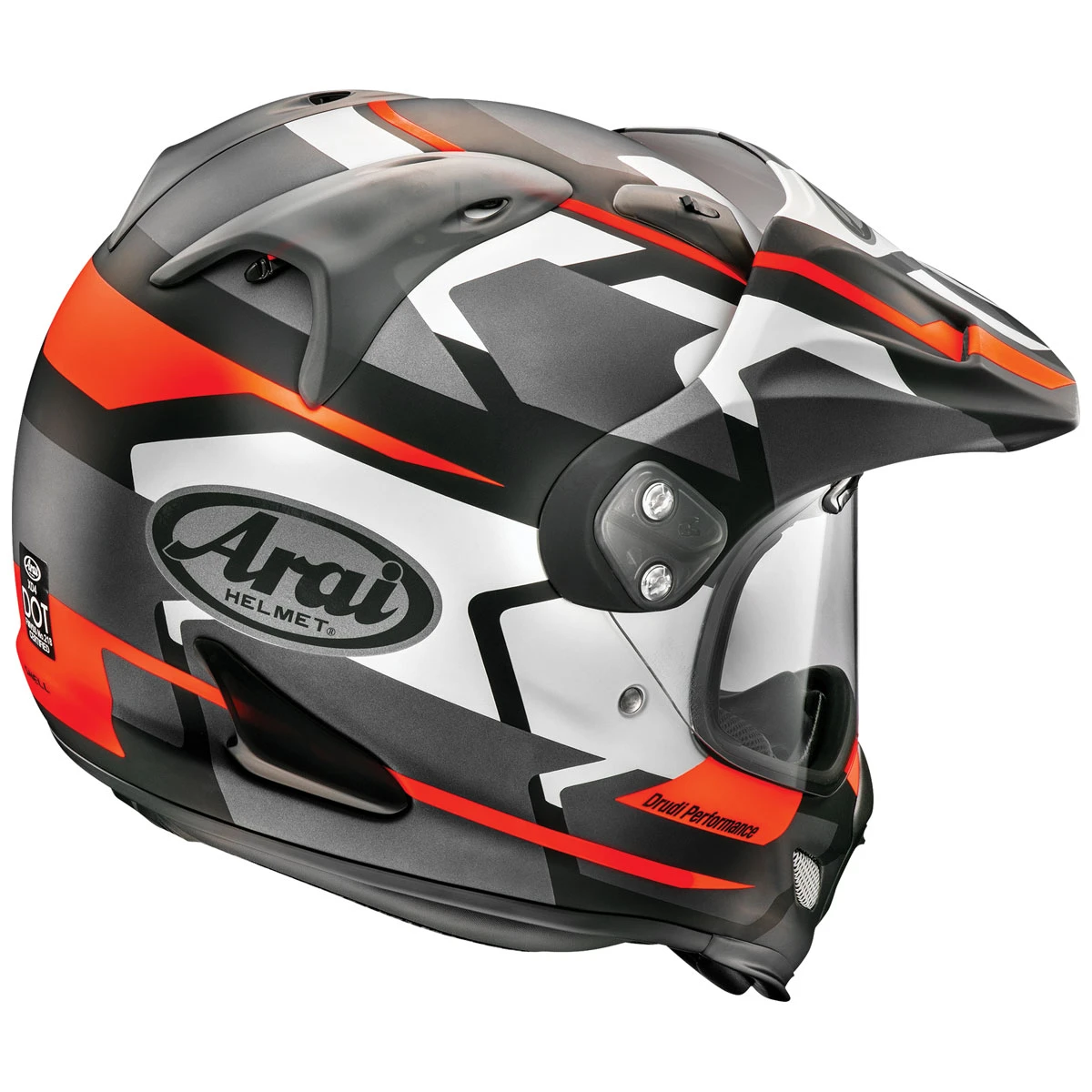 Arai Helmet Arai XD4 Depart Black/Silver Frost Dual Sport Helmet 2 Arai Helmet Arai XD4 Depart Black/Silver Frost Dual Sport Helmet - Image 2