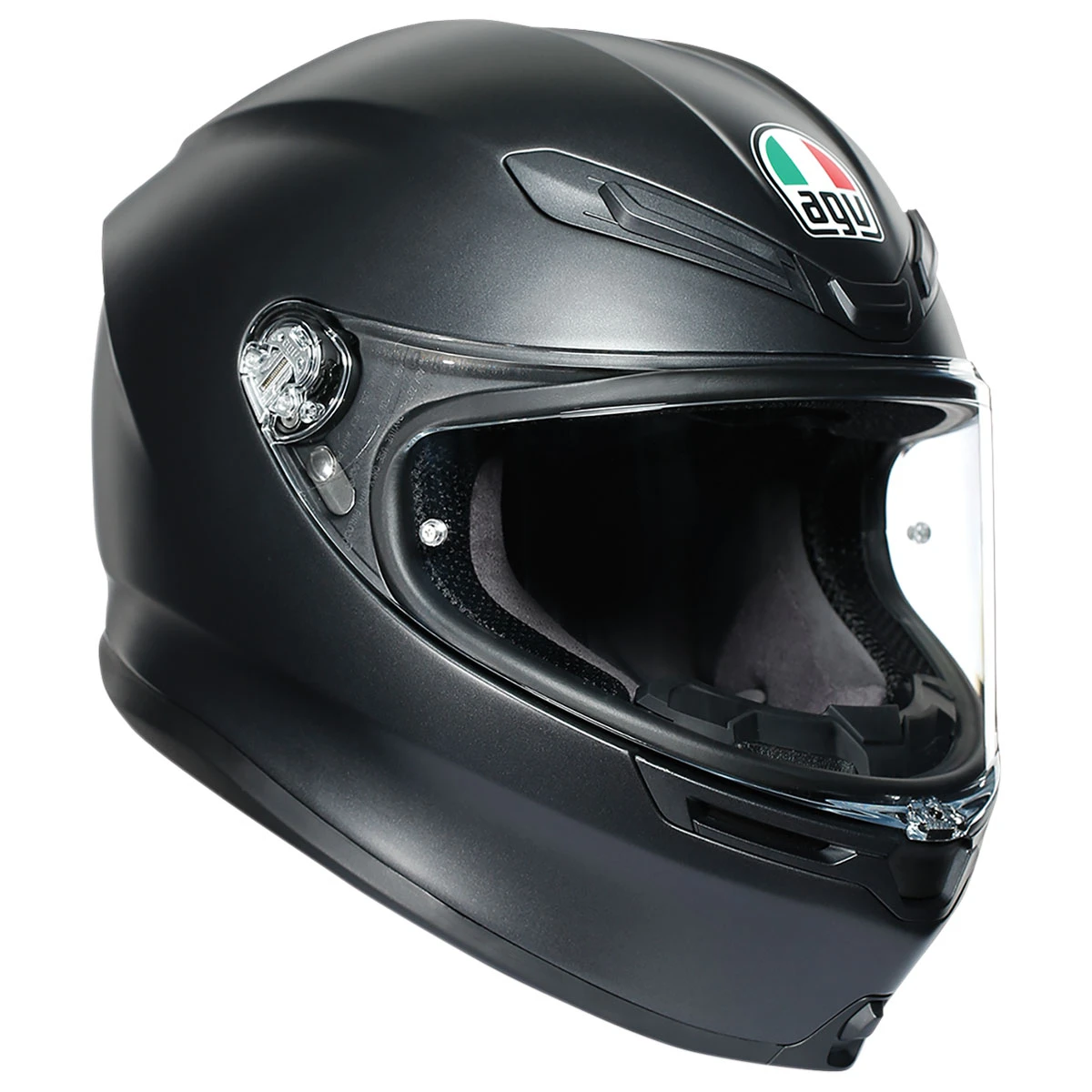 AGV K6 Matte Black Full Face Helmet 1 AGV K6 Matte Black Full Face Helmet
