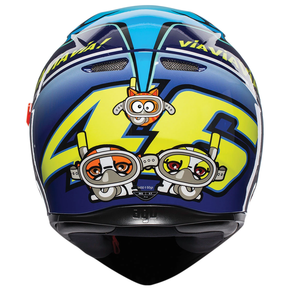 AGV K-3 SV Misano 2015 Full Face Helmet 4 AGV K-3 SV Misano 2015 Full Face Helmet - Image 4