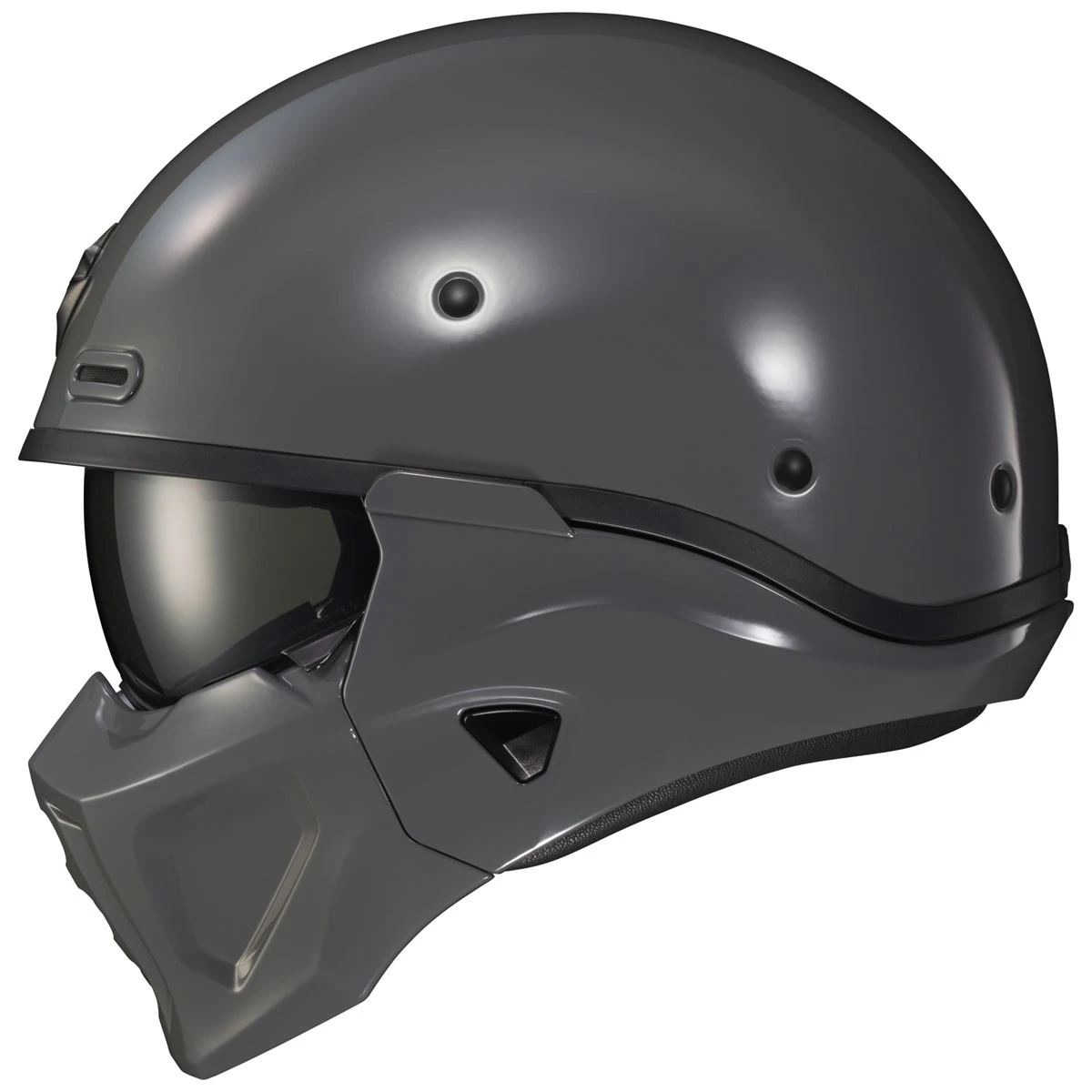 Scorpion EXO Covert X Cement Gray Half Helmet 1 Scorpion EXO Covert X Cement Gray Half Helmet