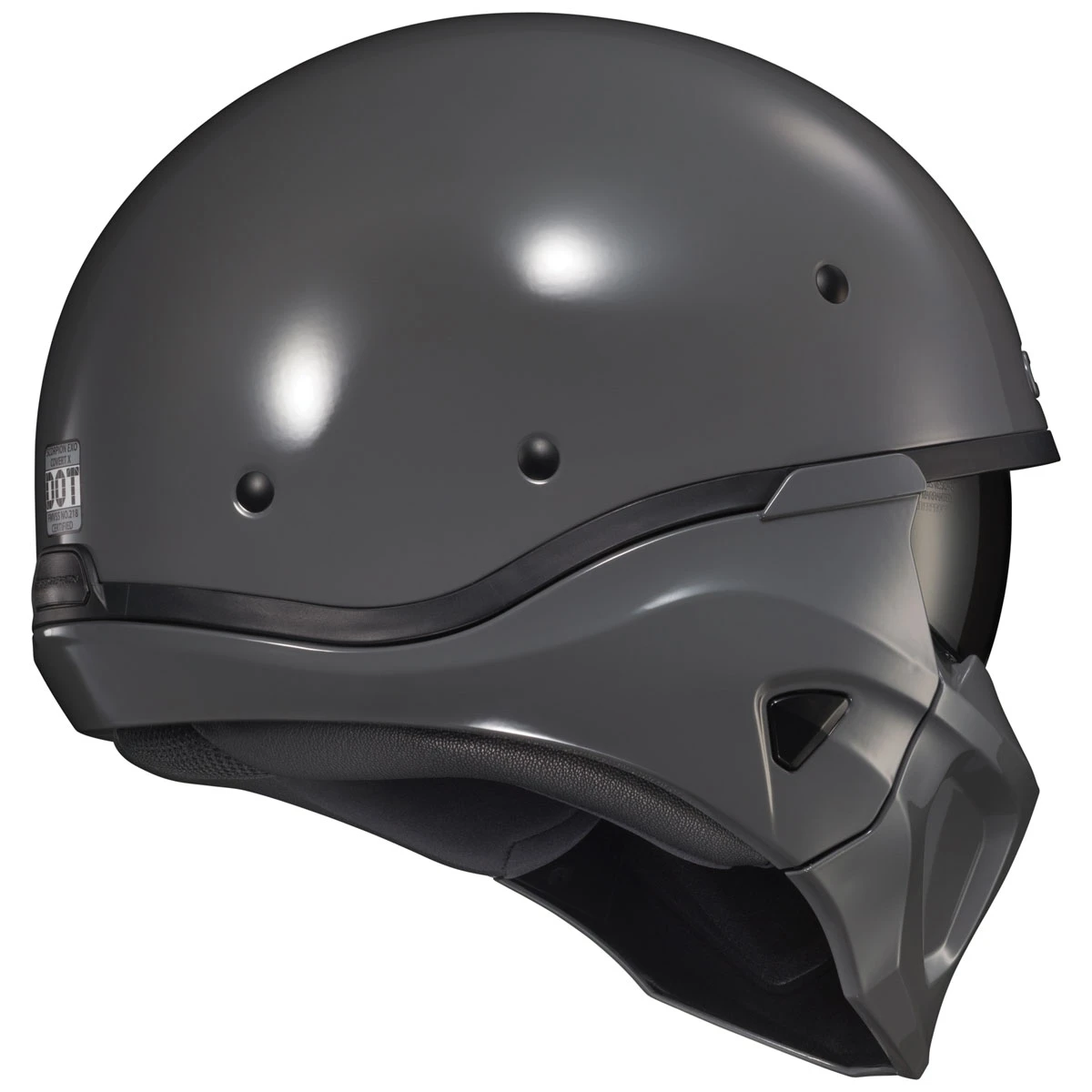 Scorpion EXO Covert X Cement Gray Half Helmet 2 Scorpion EXO Covert X Cement Gray Half Helmet - Image 2