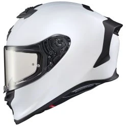 Alternative view of Scorpion EXO EXO-R1 Air Matte Pearl White Full Face Helmet