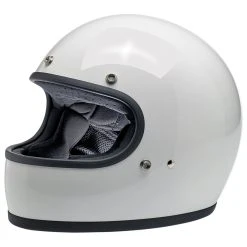 Biltwell Inc. Gringo Gloss White Full Face Helmet
