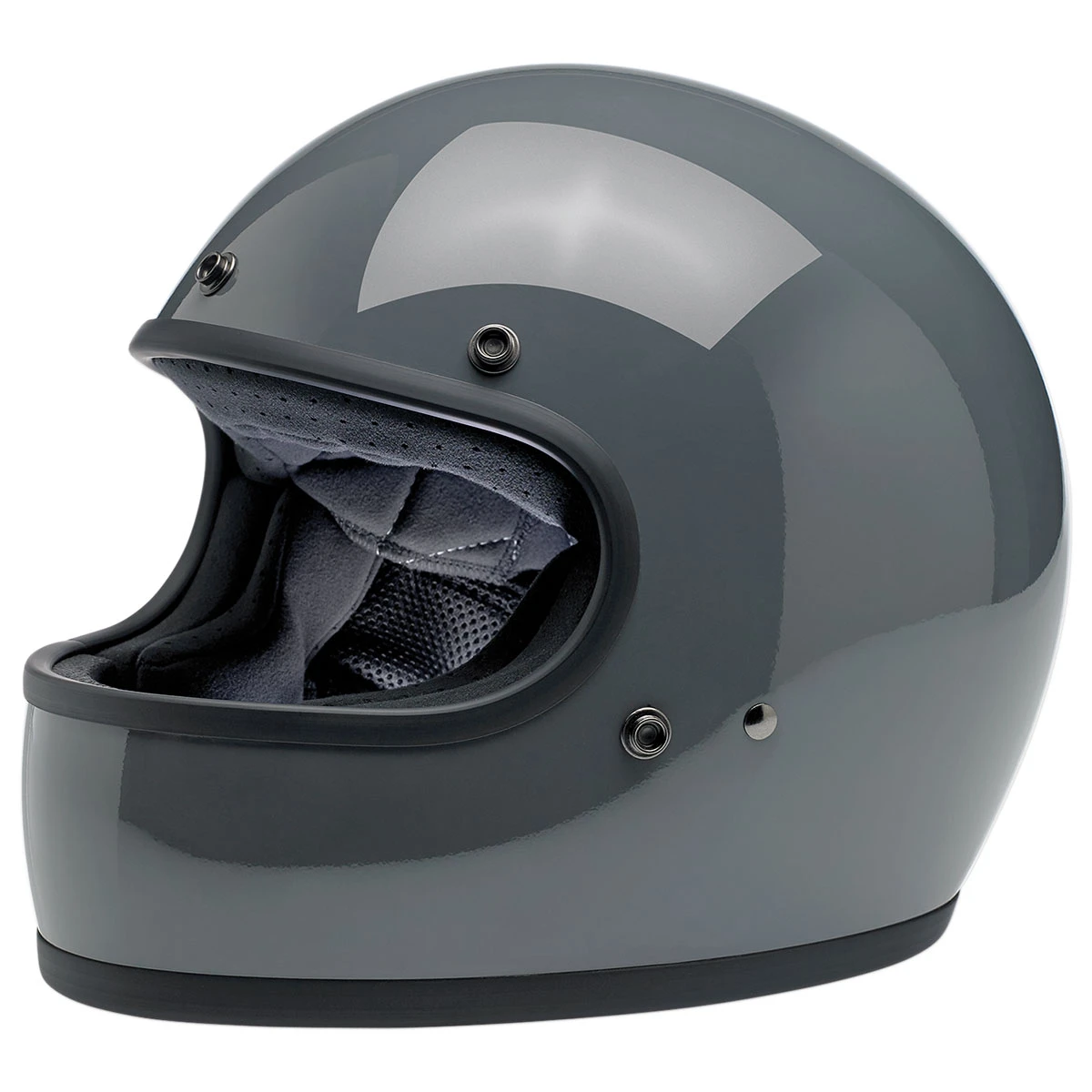 Biltwell Inc. Gringo Gloss Storm Gray Full Face Helmet 1 Biltwell Inc. Gringo Gloss Storm Gray Full Face Helmet