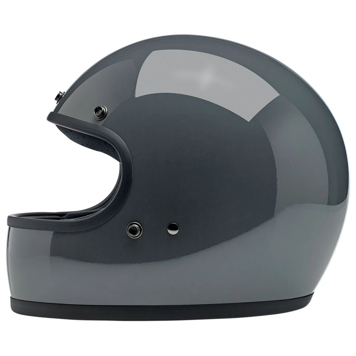 Biltwell Inc. Gringo Gloss Storm Gray Full Face Helmet 3 Biltwell Inc. Gringo Gloss Storm Gray Full Face Helmet - Image 3