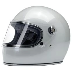 Biltwell Inc. Gringo S Metallic Pearl White Full Face Helmet