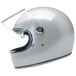 Biltwell Inc. Gringo S Metallic Pearl White Full Face Helmet -Arai shop 510 1632 E V6