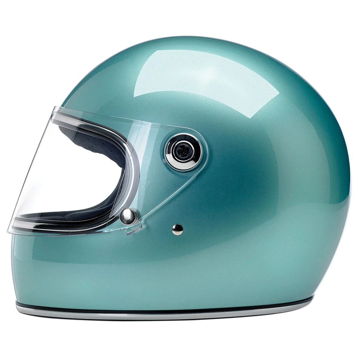 Biltwell Inc. Gringo S Metallic Sea Foam Full Face Helmet 2 Biltwell Inc. Gringo S Metallic Sea Foam Full Face Helmet - Image 2