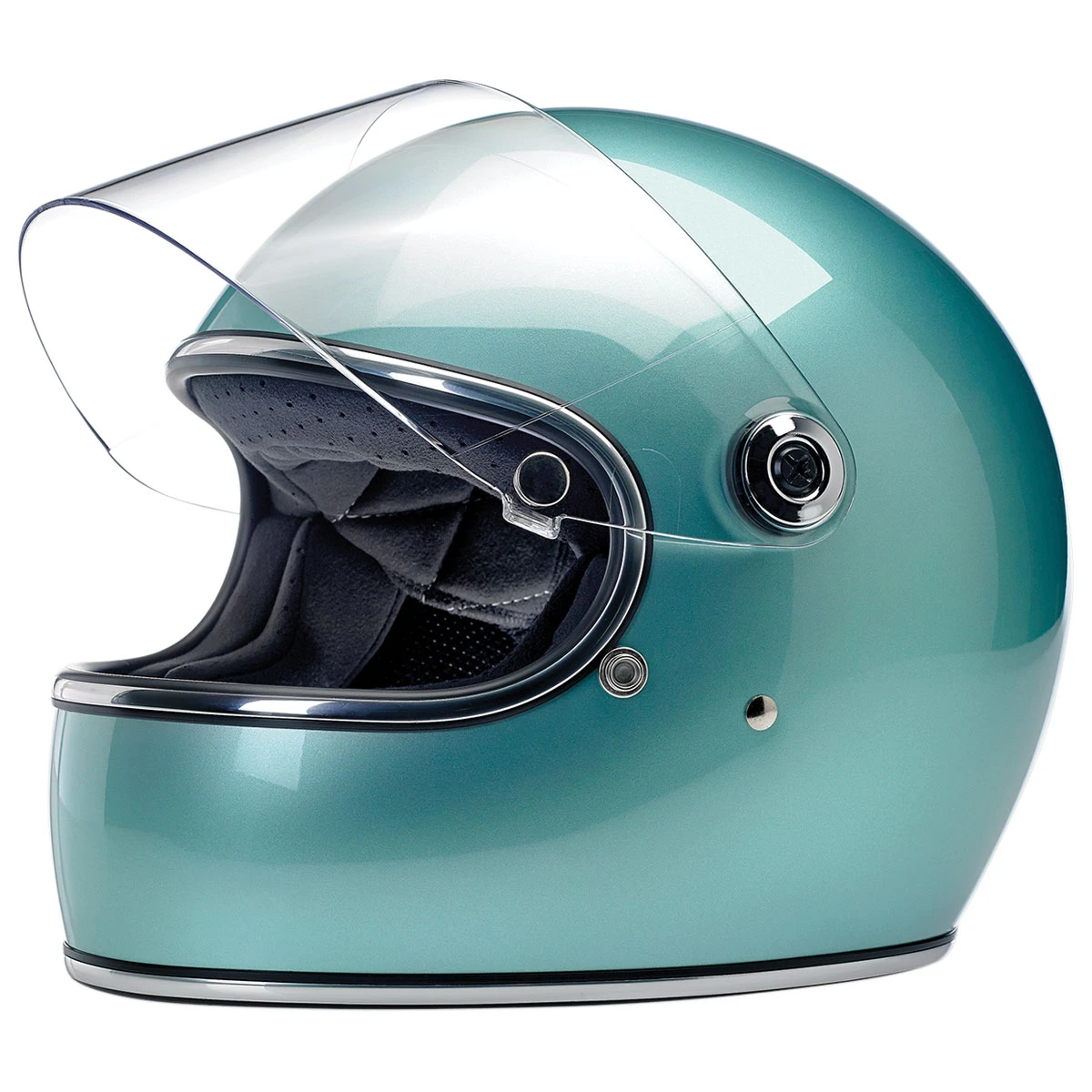 Biltwell Inc. Gringo S Metallic Sea Foam Full Face Helmet 3 Biltwell Inc. Gringo S Metallic Sea Foam Full Face Helmet - Image 3