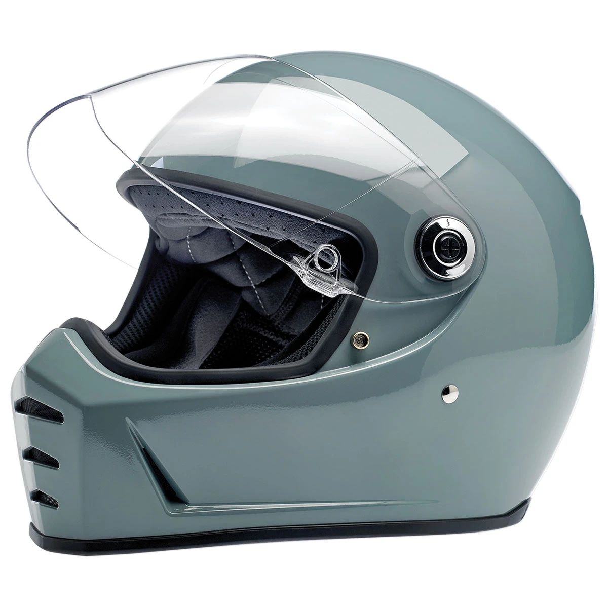 Biltwell Inc. Lane Splitter Gloss Agave Full Face Helmet 2 Biltwell Inc. Lane Splitter Gloss Agave Full Face Helmet - Image 2