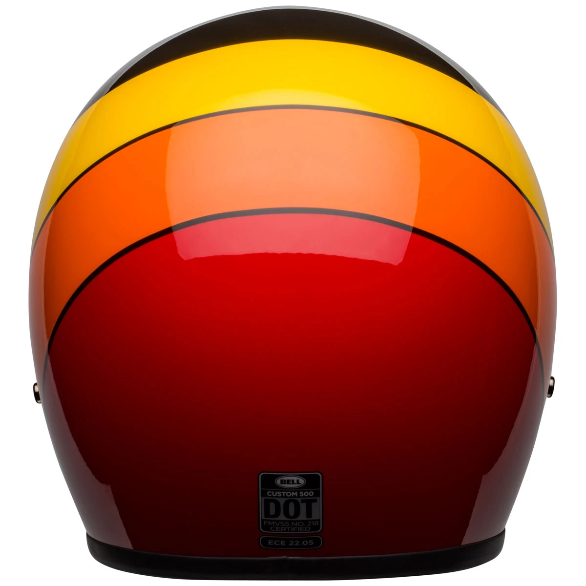 Bell Custom 500 Riff Black/Red Open Face Helmet 4 Bell Custom 500 Riff Black/Red Open Face Helmet - Image 4