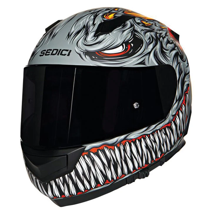 Sedici Strada 2 Animale Gray Full Face Helmet 1 Sedici Strada 2 Animale Gray Full Face Helmet