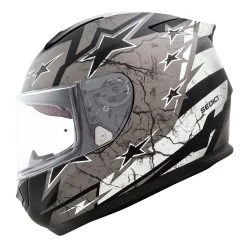 Alternative view of Sedici Strada 2 Primo Americana Black/Gray Full Face Helmet