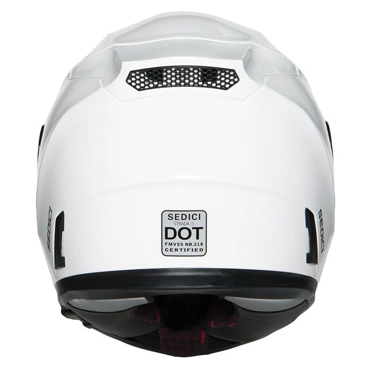 Sedici Strada 2 White Full Face Helmet 3 Sedici Strada 2 White Full Face Helmet - Image 3