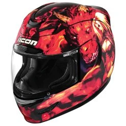 ICON Airmada Azrael Red Full Face Helmet