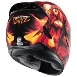 Alternative view of ICON Airmada Azrael Red Full Face Helmet