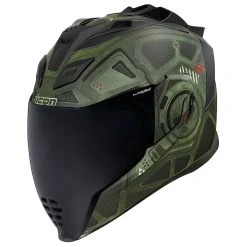ICON Airflight Blockchain Green Full Face Helmet