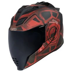 ICON Airflight Blockchain Red Full Face Helmet