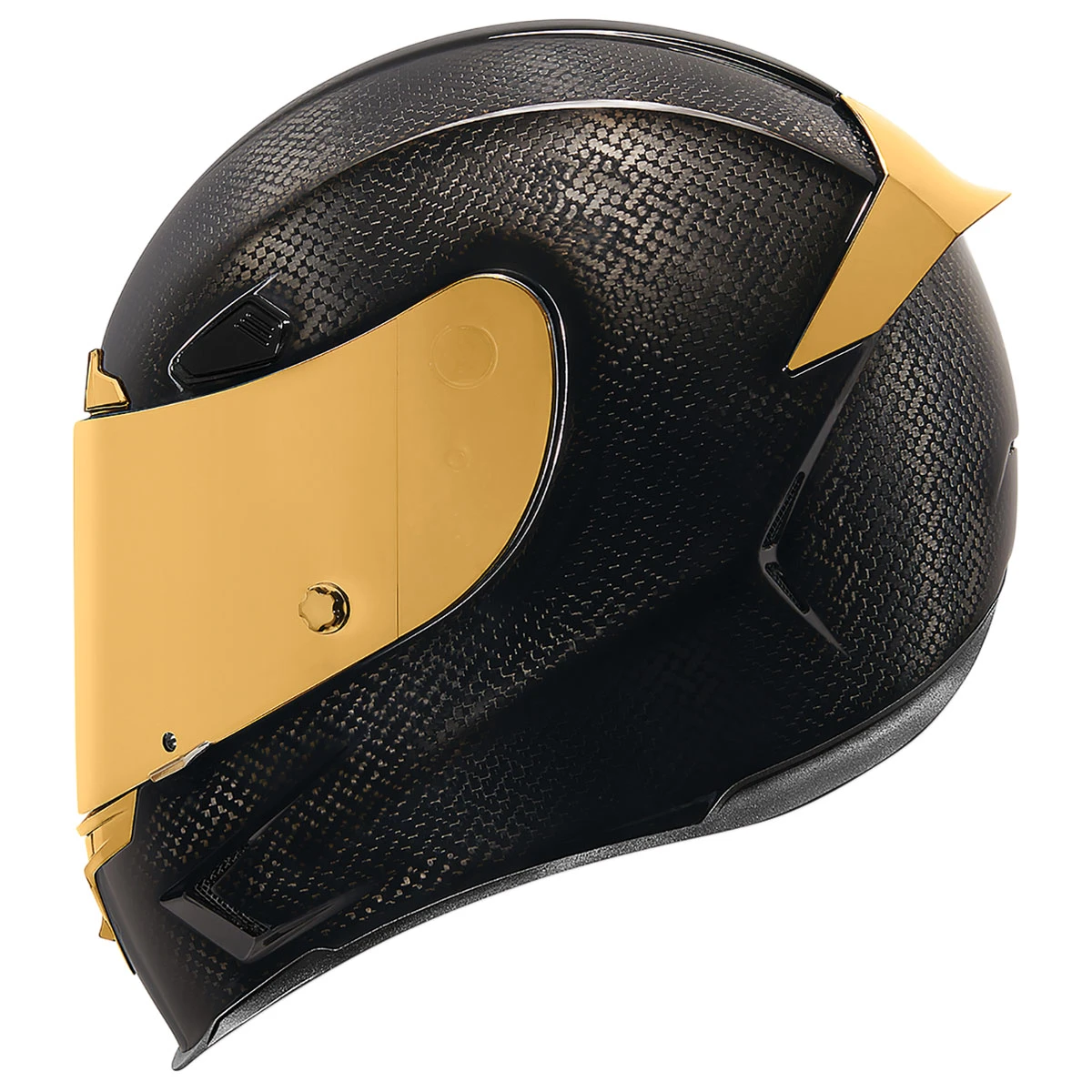 ICON Airframe Pro Carbon Gold Full Face Helmet 2 ICON Airframe Pro Carbon Gold Full Face Helmet - Image 2