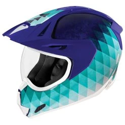 ICON Variant Pro Hello Sunshine Blue Dual Sport Helmet