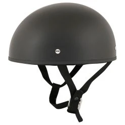 Street & Steel Mulholland Matte Black Half Helmet