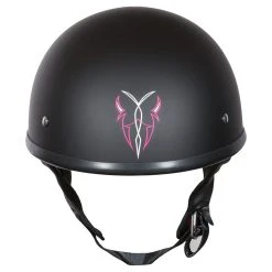 Street & Steel Rebel Open Road Matte Black/Pink Half Helmet -Arai shop 540 2999 C V3