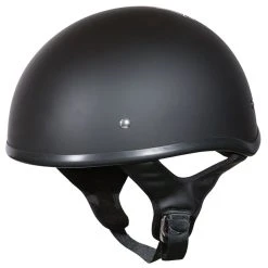 Street & Steel Open Road Matte Black Half Helmet