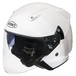 Sedici Aperto White Open Face Helmet