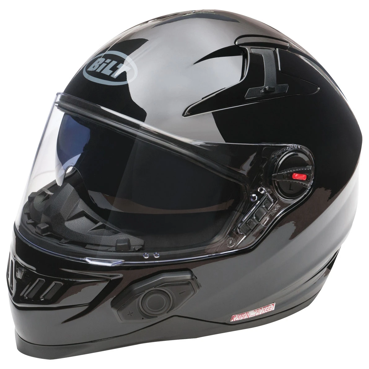 Bilt Techno 2.0 Gloss Black Sena Bluetooth Helmet 1 Bilt Techno 2.0 Gloss Black Sena Bluetooth Helmet