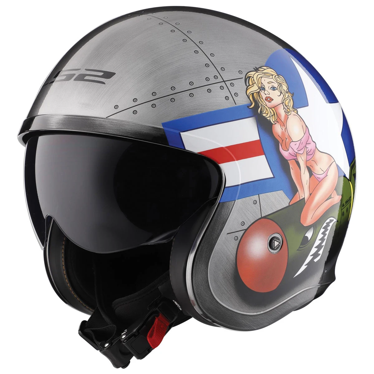 LS2 Spitfire Bombrider Open Face Helmet 1 LS2 Spitfire Bombrider Open Face Helmet