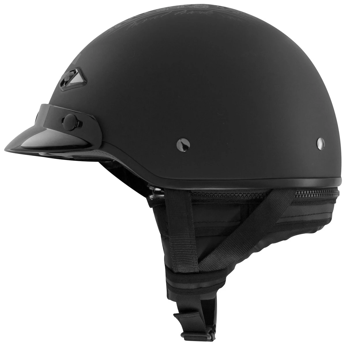 LS2 Bagger Hard Luck Half Helmet 1 LS2 Bagger Hard Luck Half Helmet