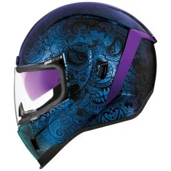 Alternative view of ICON Airform Chantilly Blue Opal Full Face Helmet