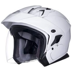 Bell Mag-9 Pearl White Open Face Helmet